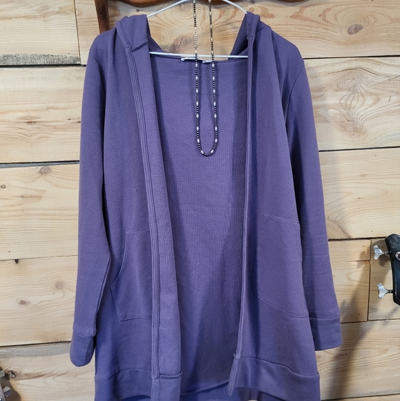 Reitmans Long purple cardigan - Picture 1 of 4